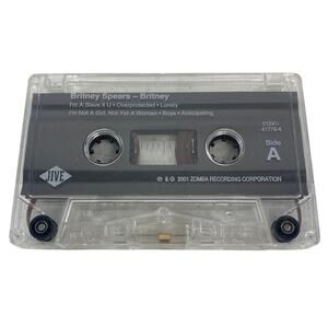 Vtg 2001 Britney by Britney Spears Cassette tape Only 01241-41776-4 Jive Zomba